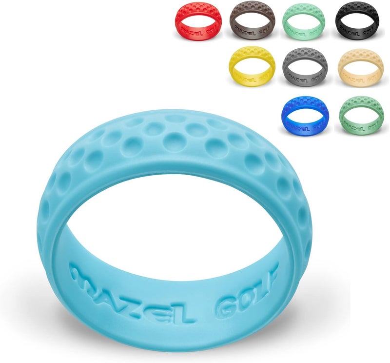 MAZEL Golf Ball Surface Design Breathable Silicone Ring for Golf Men & Women,Pack of 10 - Image 2